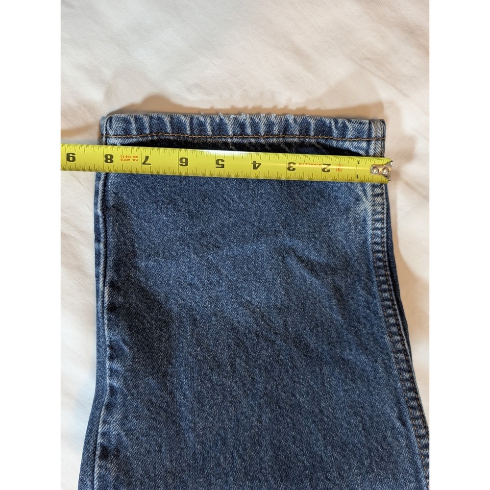 Levi's 505 Jeans Mens 36x34 Blue Straight Fit Regular Wash Denim Lesotho 3405 - Picture 12 of 12